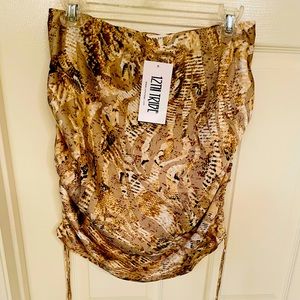 12th Tribe Animal Print skirt. NWT. Size M